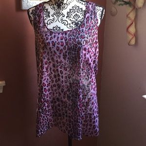 🔮Miley Cyrus🔮🔮sheer pink🔮xL🔮racer back🔮